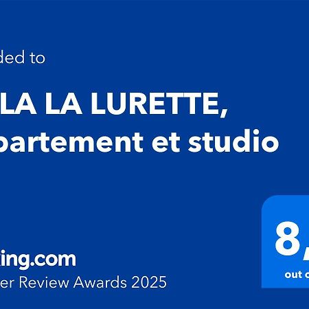 Villa La Lurette, Appartement Et Studio Saint-Etienne-les-Orgues Экстерьер фото